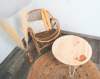 Houten salontafel - Kindersalontafel