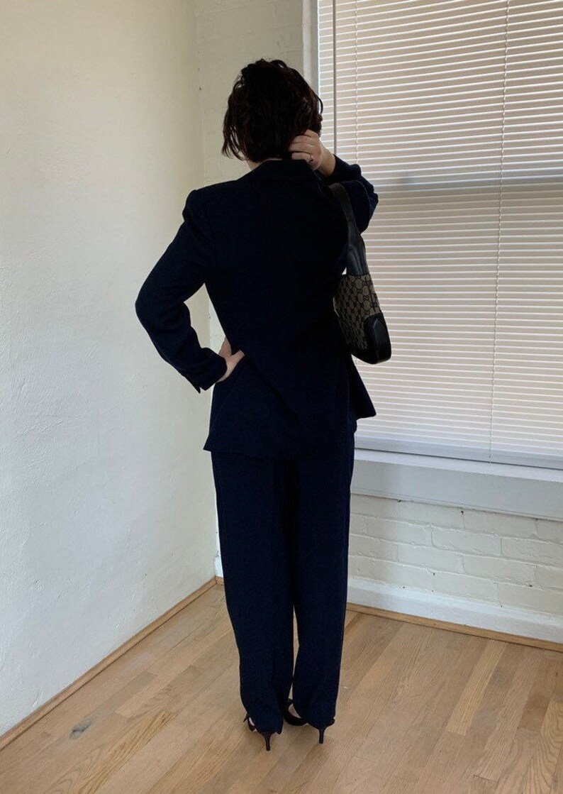 Vintage Navy Suit