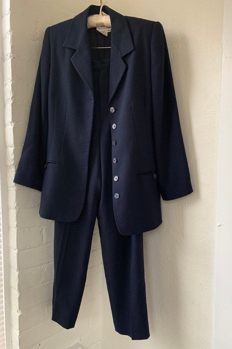 Vintage Navy Suit