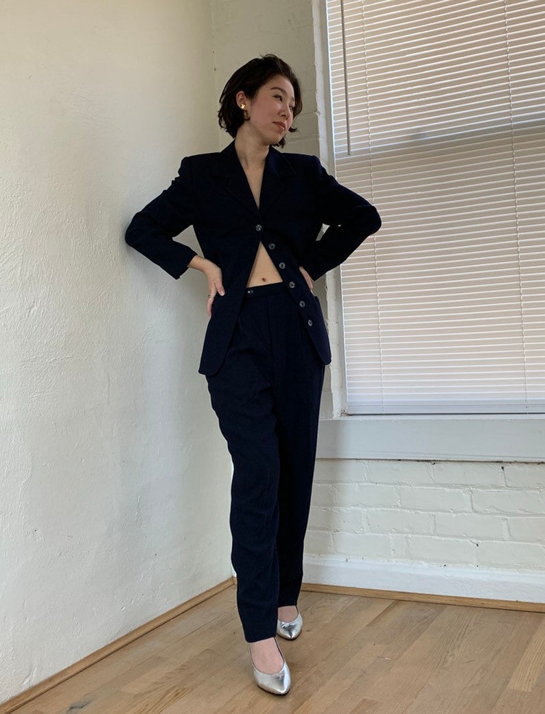 Vintage Navy Suit
