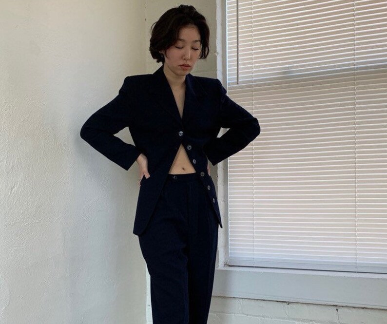 Vintage Navy Suit