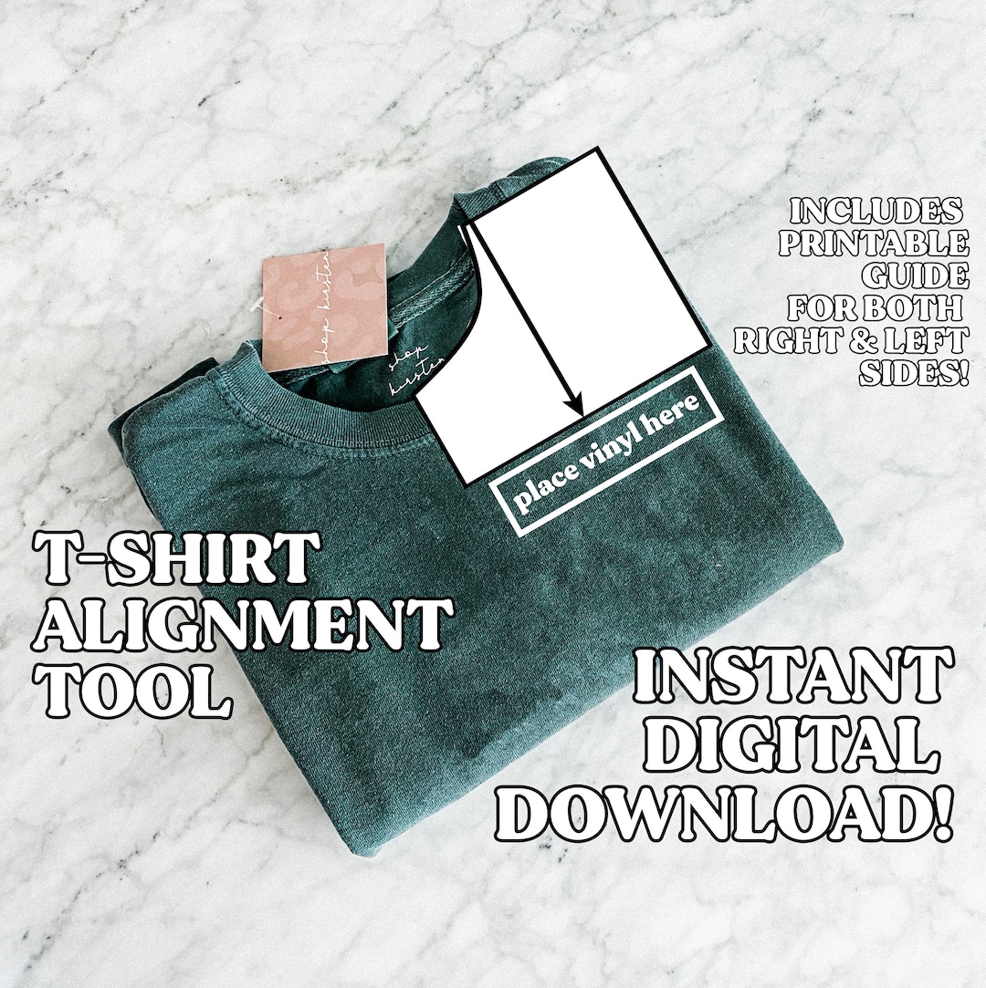 Pocket Alignment Guide Bundle Pack Digital Download T-shirt Placement Vinyl  Placement Silhouette Cricut SVG Shirt Alignment 