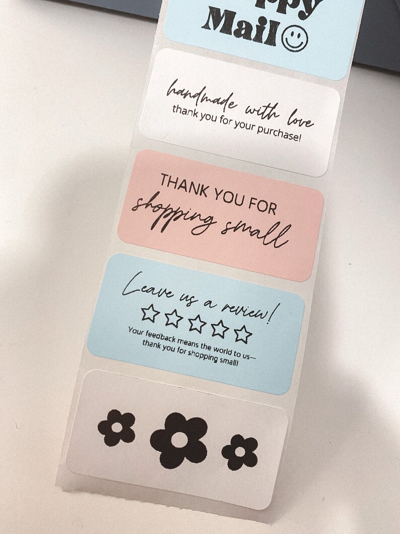 30 Thermal Printer Sticker Templates Digital Download Etsy