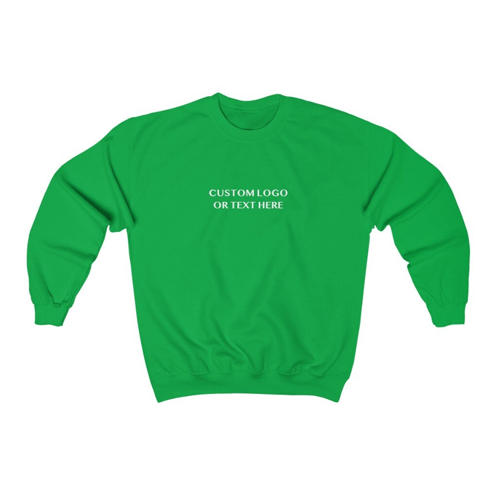 custom text sweatshirt