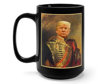 Colonial Trump Ceramic Mug, General Trump Mug, Historical Trump Mug, Donald Trump Mug, Patriot Mug, Colonial Trump Mug, Patriotic Mug, Trump