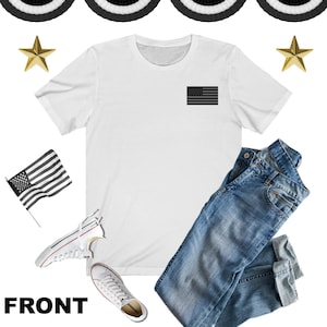 All Black American Flag Shirt, Black Flag Shirt, No Quarter Given Shirt, American Shirt, Patriot Shirt, Freedom Shirt, No Surrender Shirt