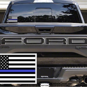Back the Blue Flag Sticker, Back the Blue Sticker, Black & Blue Sticker, Police Sticker, Police Supporter Sticker, Patriot Sticker, Freedom