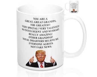 Donald Trump, Coffee Mug,Pro Trump Grandfather Mug, Gift for Grandpa, Pro Trump Grandpa, Gift forGrandpa, Gift for Pro Trump Grandpa, MAGA