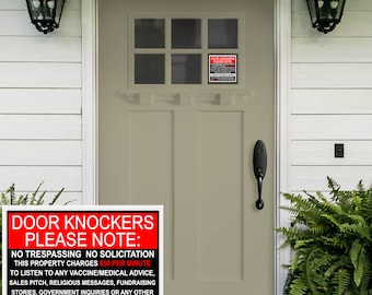 All Inclusive Door Knocker Sticker, Funny no soliciting sticker, anti solicitor sticker, sticker for front door, funny no solicitors sticker
