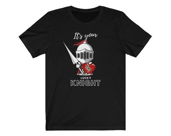Valentine Knight University of Central Florida, UCF football, Unisex short Sleeve Tee, trending gift , favorite, popular gift, UCF pajamas
