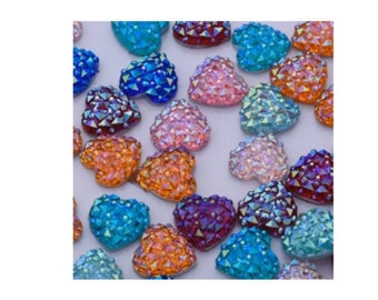 12mm Printed Glass Cabochons Set12pcs