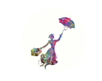 CHARM ARGENT 925 MARY POPPINS PARAPLUIE UMBRELLA DISNEY BRACELET