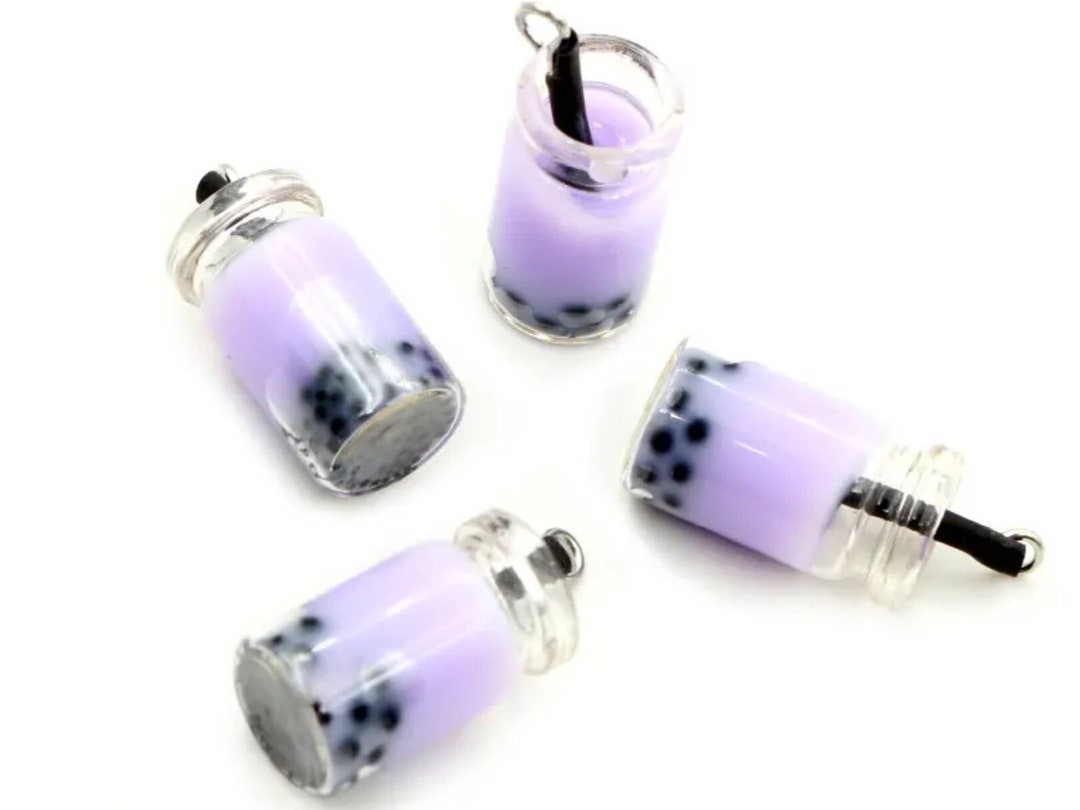 Bubble Tea Charms. 3D Resin Bubble Tea Colourful Charms. Etsy