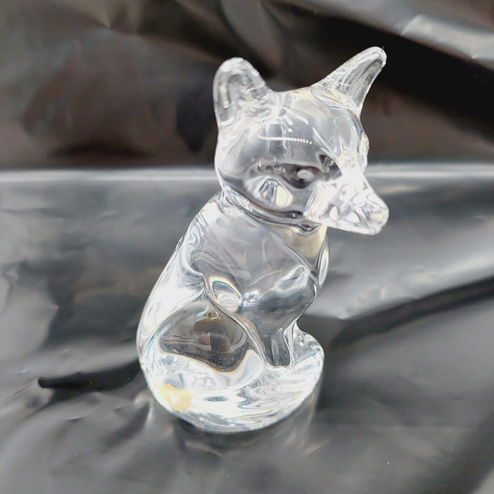 Lenox Lead Crystal Menagerie Fox Clear 3