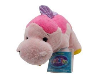 Webkinz Bubblegumasaurus HM647 Sealed Pink Purple Plush Stuffed Animal