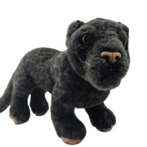 Applause WWF Black Panther Plush 16&quot; World Wildlife Fund Stuffed 1989