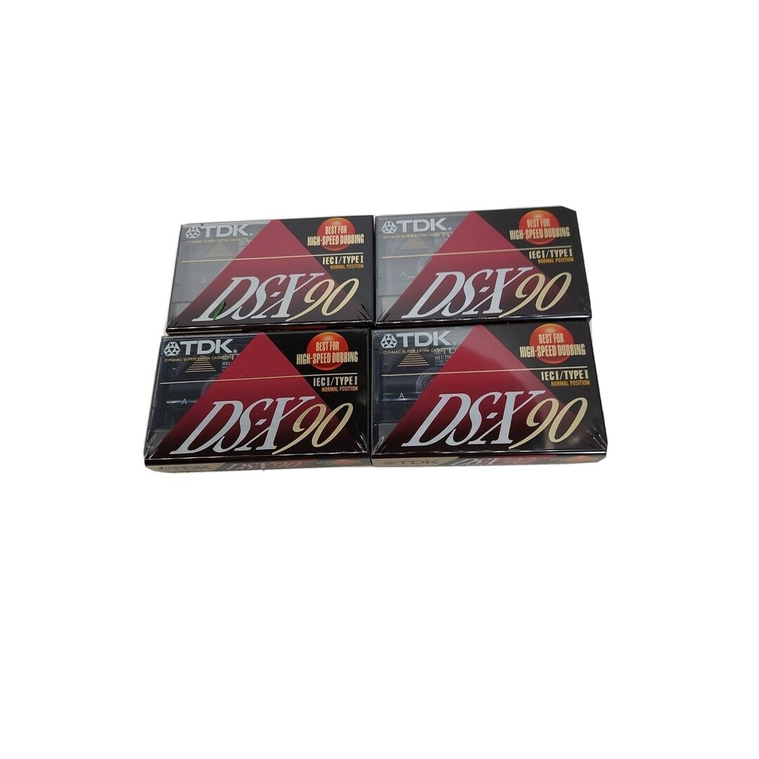 TDK Dsx 90 Iec It Ype I Normal Bias Cassette Tapes New Sealed Etsy