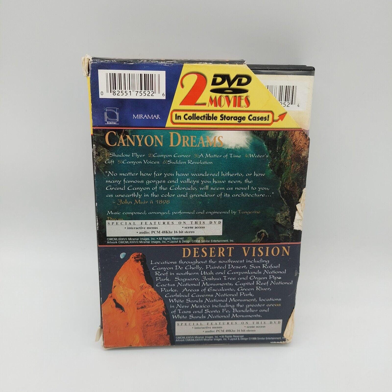 Desert Vision & Canyon Dreams Dvd 2 Disc Set Miramar - Etsy