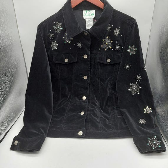 The Quacker Factory Womans Jacket Size Small Snow… - image 3