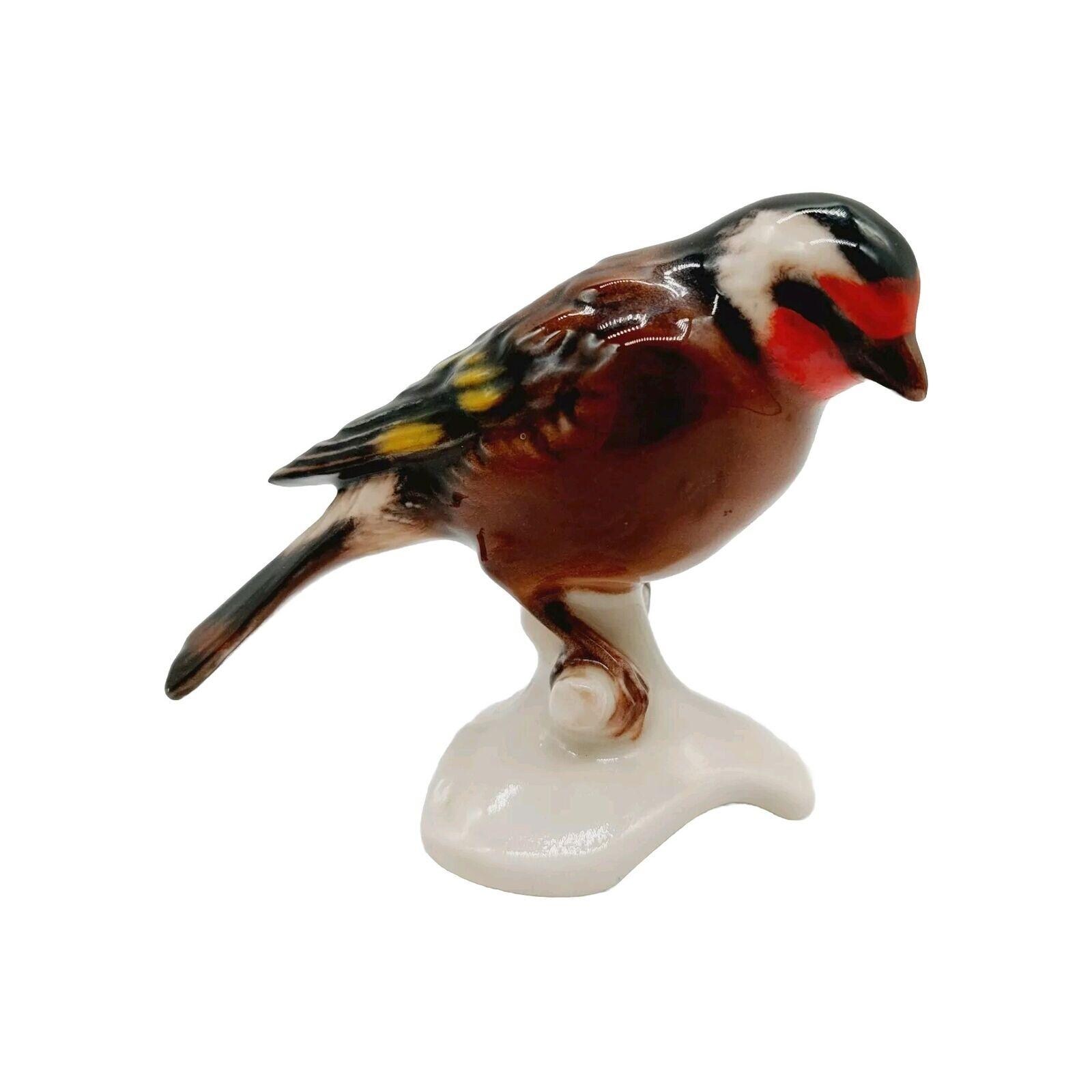 Goebel European Goldfinch Figurine Chardonneret Finch Germany Stieglitz 3