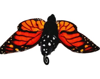 Rare Folkmanis Plush Caterpillar Pupa Cocoon Monarch Butterfly Life Cycle