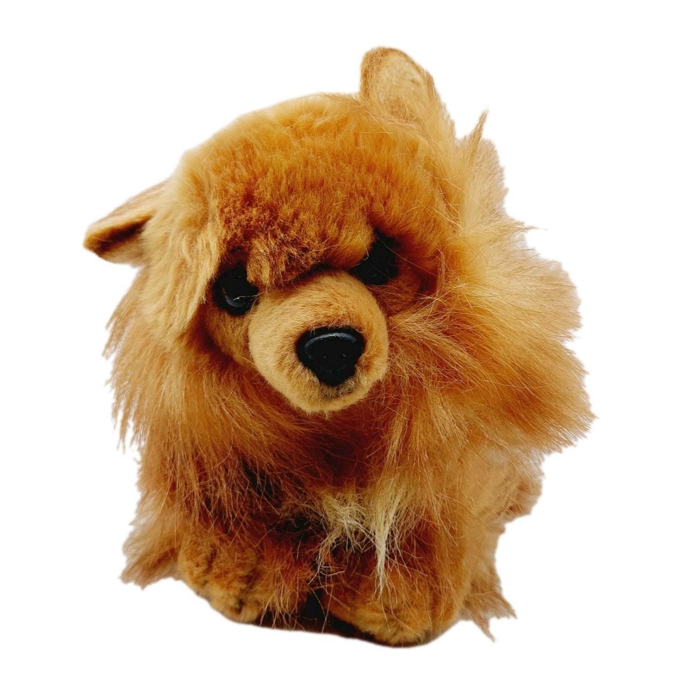 Miyoni Pomeranian Dog Plush Aurora Stuffed Animal 9” Realistic