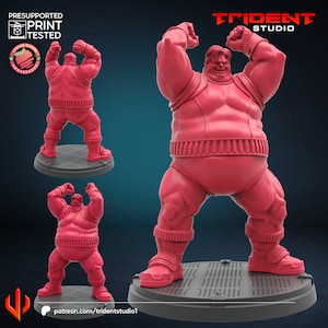 Blob Fanart on 50mm Base by Trident Studio - CRISIS PROTOCOL