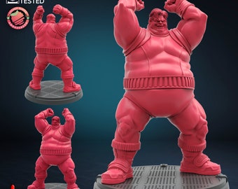 Kleckse Fanart auf 50 mm Base von Trident Studio - CRISIS PROTOCOL