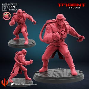 Red skull Cosmic cube Fanart on 50mm Base by Trident Studio - CRISIS PROTOCOL
