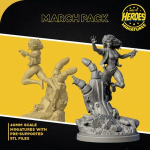 Rogue Fanart on 35mm Base by Hall of Heroes - CRISIS PROTOCOL