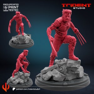 Wolverine Days of Future Past Fanart on 35mm Base by  Trident Studio - CRISIS PROTOCOL