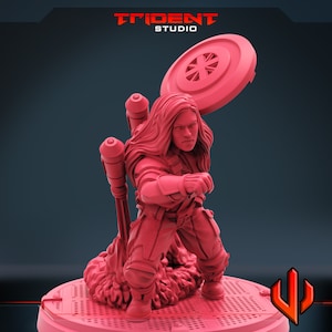Captain Carter Fanart auf 35 mm Base von Trident Studio - MARVEL CRISIS PROTOCOL - Thor alternative