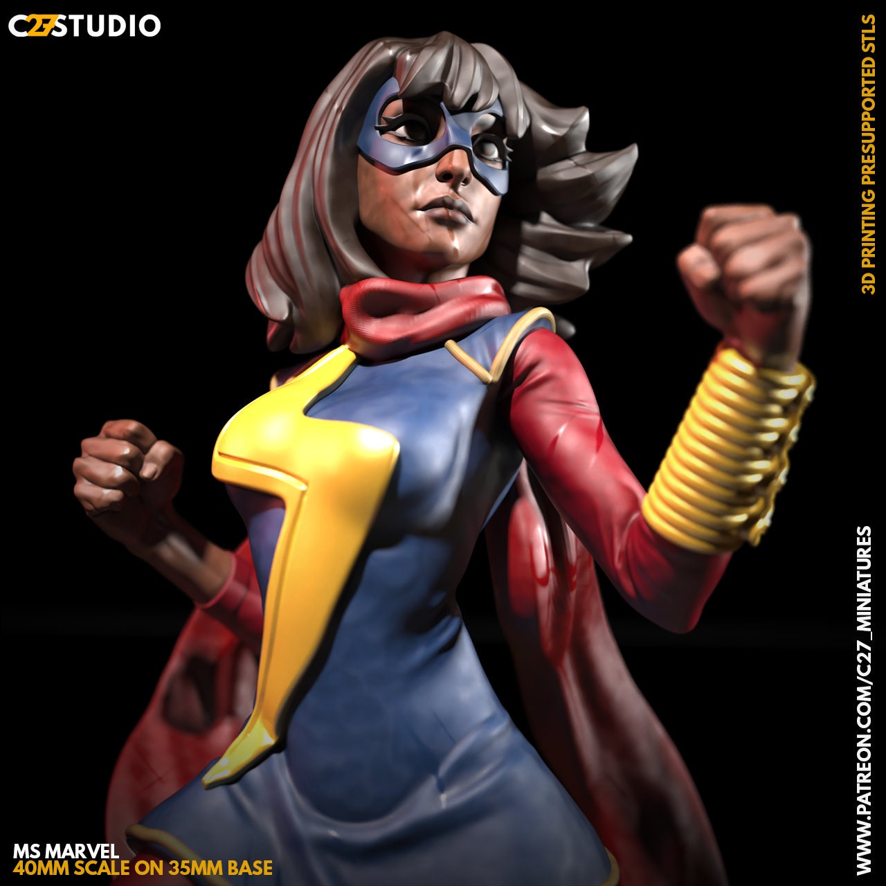 Ms. Embiggen on 35/65mm Base by C27 Minis & Terrain - CRISIS PROTOCOL ...