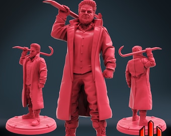 Fanart del macellaio su base da 35 mm realizzata da Trident Studio
