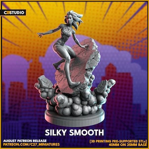 Silky Smooth (Silk Fan Art) on 35mm Base by C27 -  CRISIS PROTOCOL