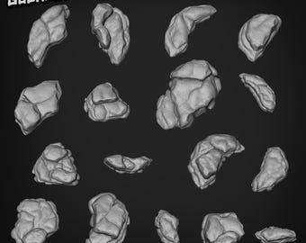 Round rocks Basing Material - Goon Master Games