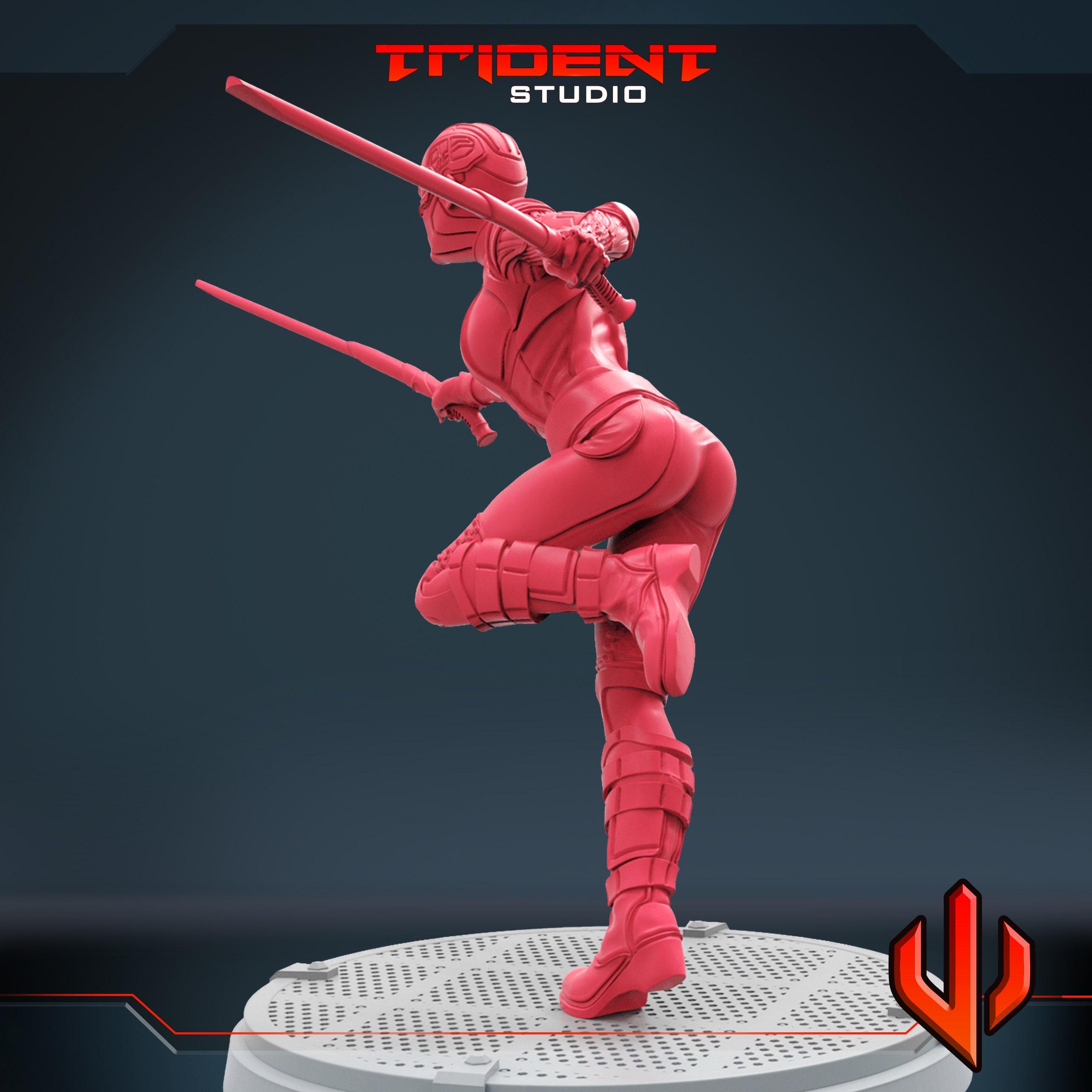 Nebula Fanart on 35mm Base by Trident Studio - MARVEL CRISIS PROTOCOL ...