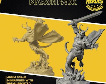 HellBoy Fanart on 35mm Base by Hall of Heroes -