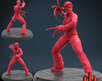 Lady Deathstrike Fanart on 35mm Base by  Trident Studio - CRISIS PROTOCOL