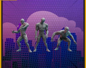 NPC's 10 variants  Fan art on 35mm Base by C27 - CRISIS PROTOCOL