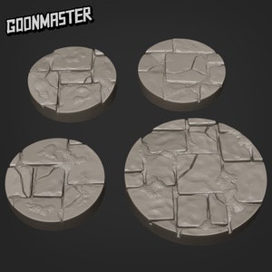 Ancient Ruins 25mm, 32mm,  bases for miniatures - Goon Master Games