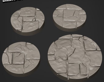 Ancient Ruins 25mm, 32mm,  bases for miniatures - Goon Master Games