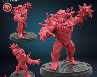 King Groot Fanart on 50mm Base by Trident Studio - CRISIS PROTOCOL