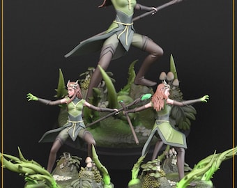 Druid Keyleth Fan art on 35mm Base by C27 - DND