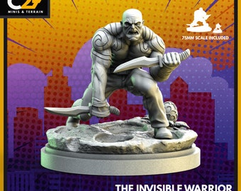The invisible warrior (Drax Fanart) on 35mm Base by  C27 Minis & Terrain - MARVEL CRISIS PROTOCOL