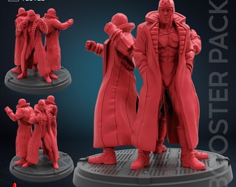 Multipule Man Fanart on 50mm Base by Trident Studio - CRISIS PROTOCOL