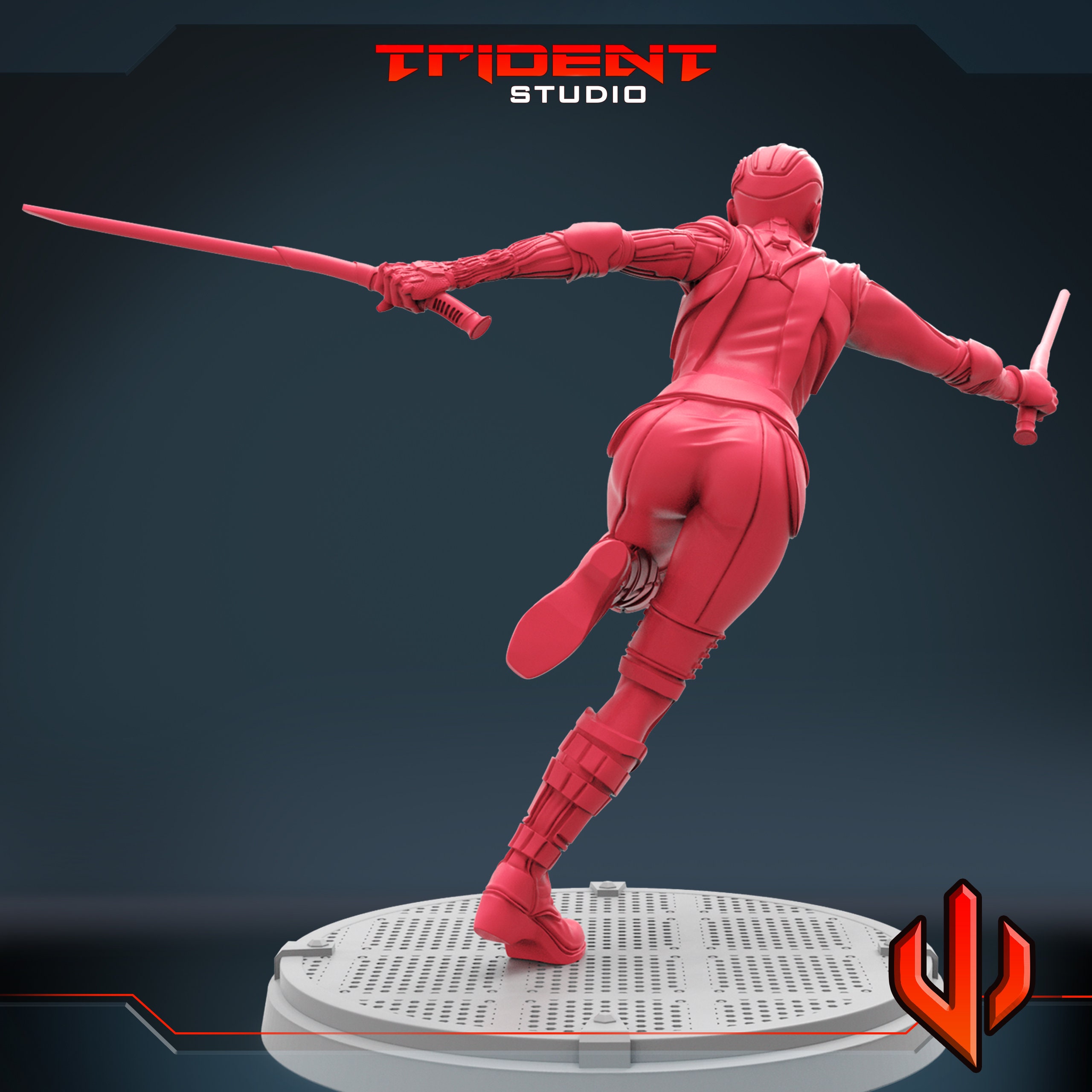 Nebula Fanart on 35mm Base by Trident Studio - MARVEL CRISIS PROTOCOL ...