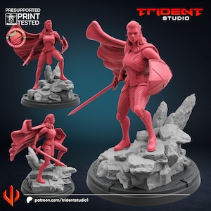 Captain Britain Fanart on 35mm Base by  Trident Studio - CRISIS PROTOCOL