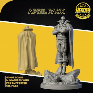 Martian Manhunter ( The Last Sentinel) Fanart on 40mm Base by Hall of Heroes - BMG