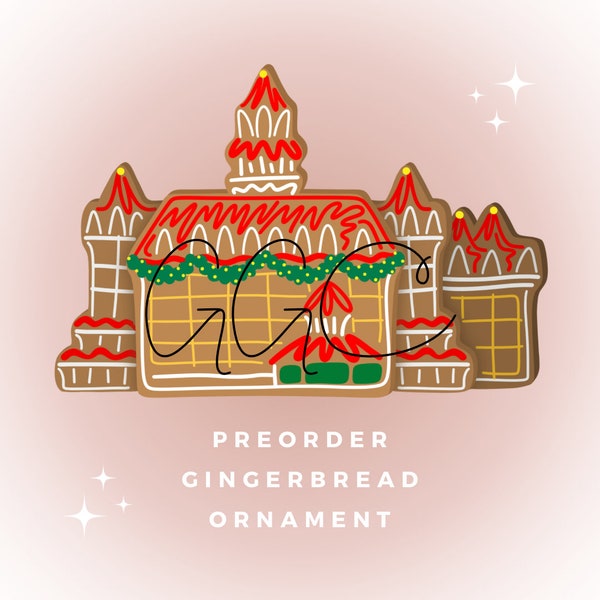 Grand Floridian Resort WDW Gingerbread Ornament PREORDER